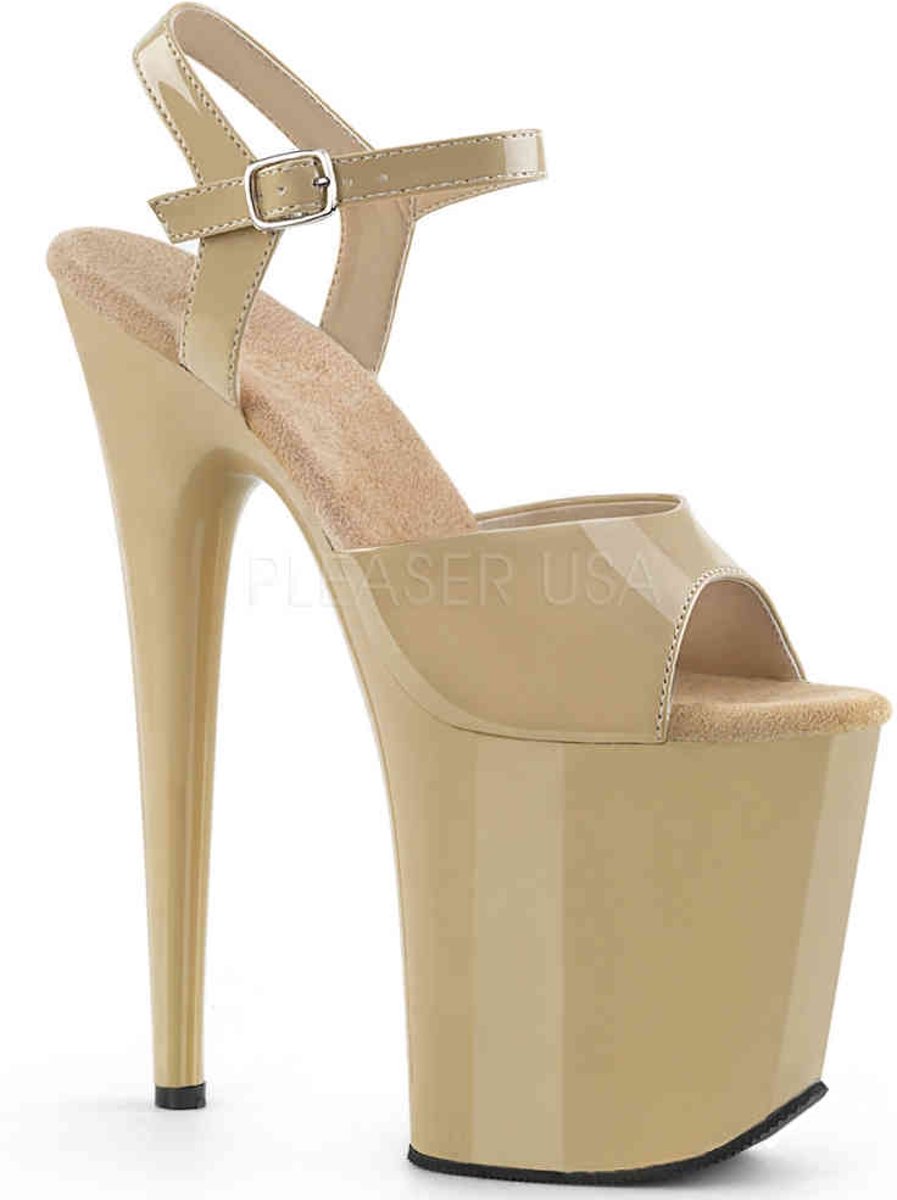 EU 36 = US 6 | FLAMINGO-809 | 8 Heel, 4 PF Ankle Strap Sandal